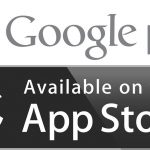 Logo de Google Play et App Store