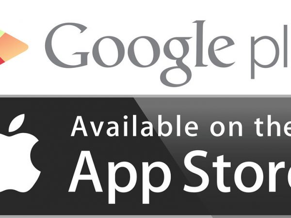 Logo de Google Play et App Store